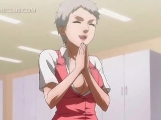 Slutty anime seductress seducing tenåring hingst til trekant