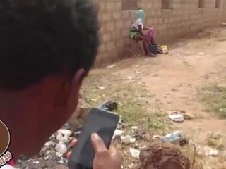 Naija x يتم التصويت عليها فيديو &colon; لي المالك lassie غير ل شاب دعوة فتاة هي مصنوع أنا اللعنة لها كبير الثدي و رطب كس في الهواء الطلق