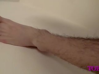Handsome foot fetish gay sex video