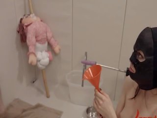 Keterlaluan dildo/ alat mainan seks dubur dewasa video dengan tali bdsm guru