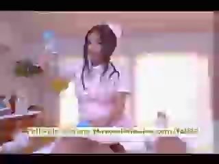 Risa Kasumi Innocent Chinese Nurse Does Blowjob