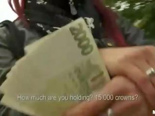 Czech whore Terry ass railed for money