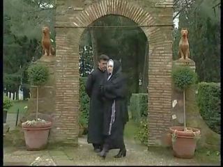 Prohibido adulto vídeo en la convent entre lesbianas monjas y sucio monks