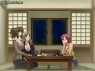 Anime babe Gets Double Fucked