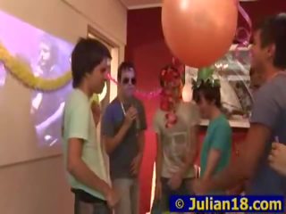 Boy bloke Julian Having His 18th Birthday Party