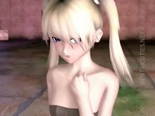 Pigtailed 3d anime jana gets fucked