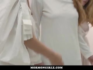 Mormongirlz- 두 소녀 가기 ahead 올라 빨간 머리 고양이