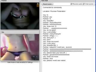 Chatroulette #88 kívánós fiatal hölgy közelkép maszturbál