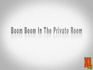 Boom boom in il privato stanza