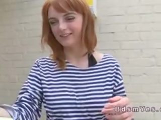 Tall Busty daughter Toying Redhead Sub
