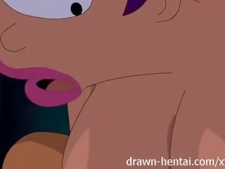 Futurama animasi pornografi - zapp tiang untuk turanga bayi