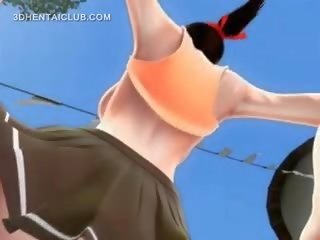 Big Breasted 3d Hentai Teen Fucked Good By Giant dick