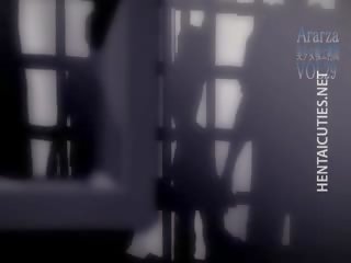 Desirable 3d anime vergas gauna susieta į viršų