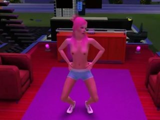 Sims 3 топлес танцуване