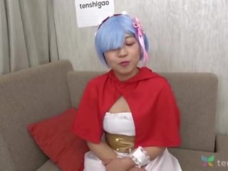 Japonská riho v ji oblíbený anime kostým přichází na rozhovor s nás na tenshigao - bodnutí sání a míč výprask amatér gauč odlitek 4k &lbrack;part 2&rsqb;