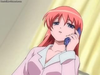 Magjepsës dhe groovy flokëkuqe anime stunner sucks part5