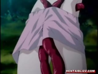 Japanese Hentai deity Caught And extraordinary Drilled By Tentacles