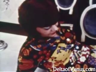 Vintāža sekss 1970s - matainas vāvere mademoiselle ir pieaugušais video - laimīgs fuckday