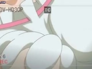 Menggoda anime mendapat mulut diisi oleh besar manhood