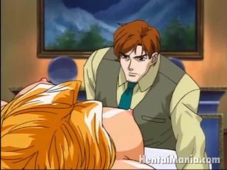 Beguiling blondinka manga hottie getting daňmak up and nailed in a 3 adam