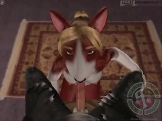 Furry yiffy hentai 3d golpe extractingjob