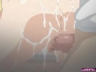 To titted hentai bé trong apron được fucked lược trong các nhà bếp