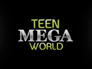 Teen Mega World: superb brunette teen poses and masturbates