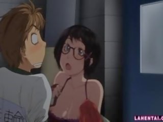 Big Titted Hentai enchantress With Glasses Gets Fucked