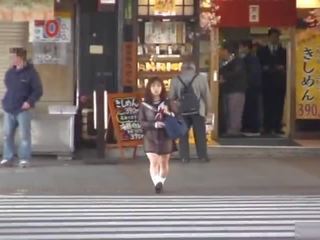 Asian Ms Flashing in Public