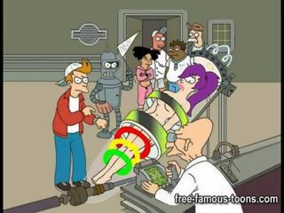 Futurama 대 jetsons 섹스 영화 패러디