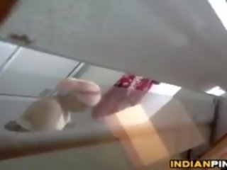 Indian Aunty Being Watched By A Voyeur
