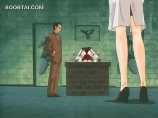X évalué film prisoner l'anime jeune femme obtient chatte frotté en sous-vêtements