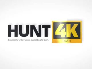 HUNT4K&period; enticing hottie is sick of poor lover and wants cash