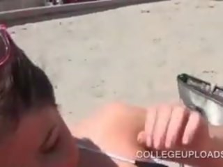 College beauty Tanning And Getting Pussy Massage