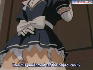 Maids doing sex film training for the new staff hentai