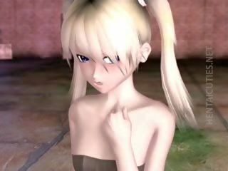 Pigtailed 3D Anime babe Gets Fucked