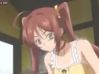 Shy Anime Teenie Gets Clit Rubbed