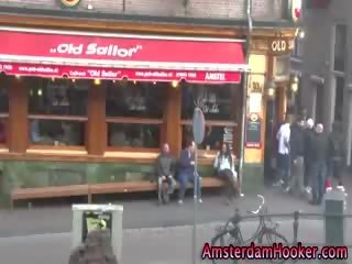 Real euro prostitute blowjob action