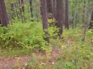 Walking with my stepsister in the forest park&period; sex movie blog&comma; Live video&period; - POV