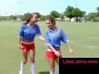 Latina babes láska fotbal