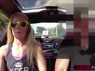 Blondie And inviting Woman Tries To Sell Her Car Sells Her Pussy