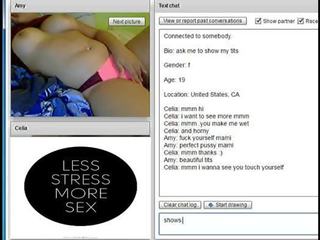 Chatroulette 61 - lesbijskie zabawa mmm