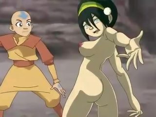 Avatar x rated clip Toph training