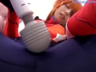 Evangelion asuka saját tulajdonú gépjármű beöltözve trágár csipesz blowhob
