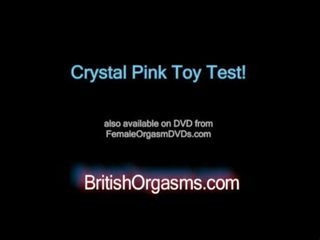 水晶 粉紅色 手淫 玩具 測試