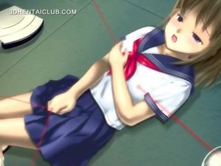 Anime divinity sisään koulu yhdenmukainen masturboimassa pillua
