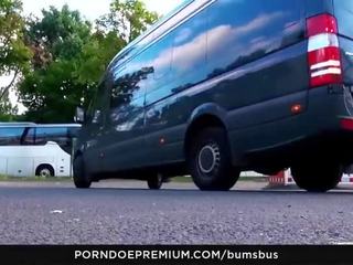 Bums awtobus - küntije pickup and awtobus fuck with tattooed nemes blondie sina longlegs