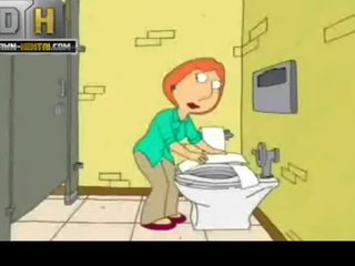 Family schoolboy adult clip WC fuck with Lois