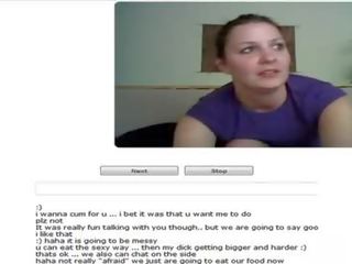 Crazy young woman In Unseen Webcam video