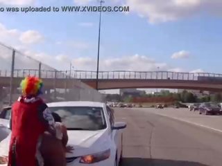 Gibby den clownen fucks saftig tee på atlanta’s mest populära highway